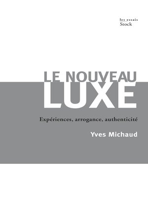 cover image of Le nouveau luxe